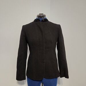 Vintage Union Made Black Wool Blazer Size 6
